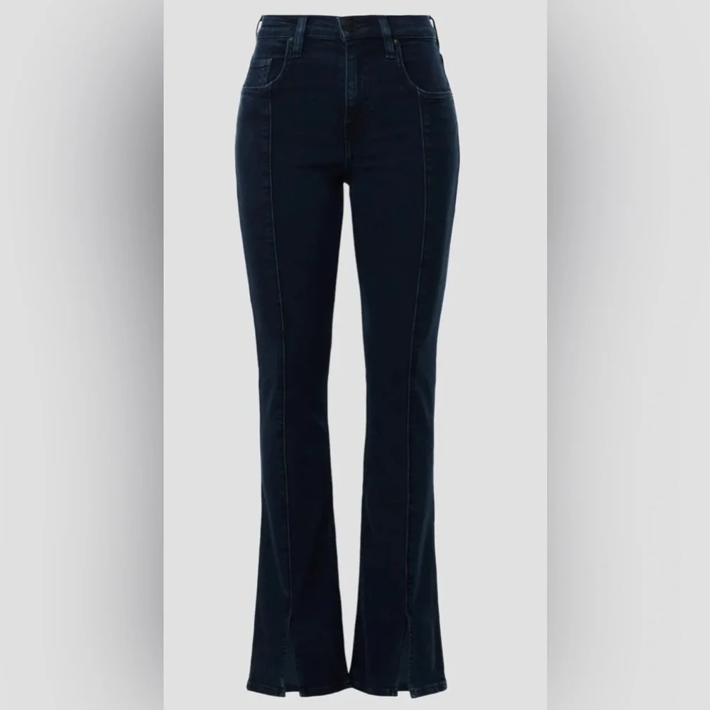 🌙 Hudson Dark Wash Split-Hem Boot cut Jeans – Sculpting Fit – Size 28 - Picture 4 of 8